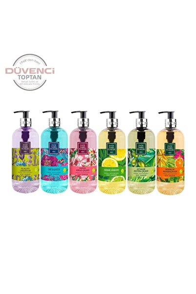 Eyüp Sabri Tuncer مجموعة صابون سائل Ayvalık، نافورة، ياباني، محيط، ماندرين، ل...