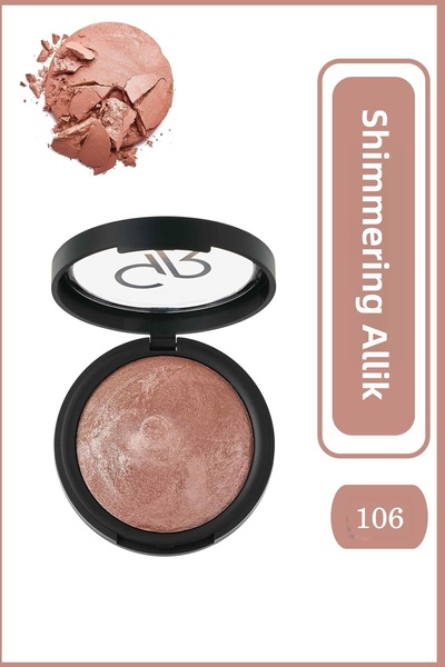 Golden Rose Baked Stardust No: 106 Dark Pink - Işıltılı Allık - 8691190540821