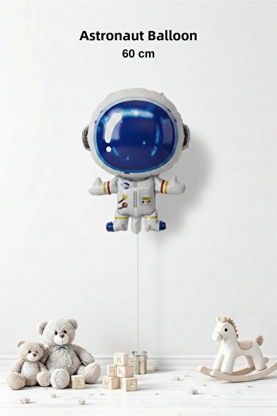 Bunloon بالون من الفويل على شكل رائد فضاء مقاس 60 سم لتزيين أعياد الميلاد بطا...