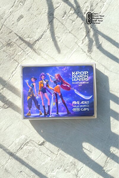 caps office Set de autocolante K-Pop Demon Hunters - 194 bucăți – Cutie cu au...