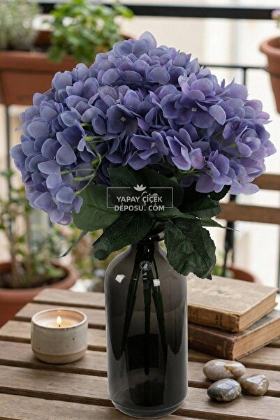 Yapay Çiçek Deposu زهرة صناعية 5 فروع من زهور الكورناليس الرطبة ذات الأوردة، ...