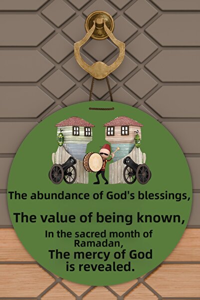 Dormot Imprimare digitală de înaltă calitate, ornament pentru ușă cu tema Dom...