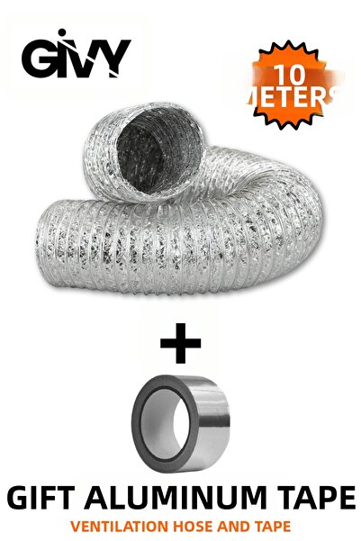 GİVY 10 Meter Wire-Connected Built-In and Aspirator Pipe | |   Aluminum Hood ...