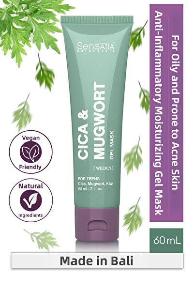 Sensatia Botanicals Natural Gel Mask for Oily and Acne-Prone Young Skin - Ant...