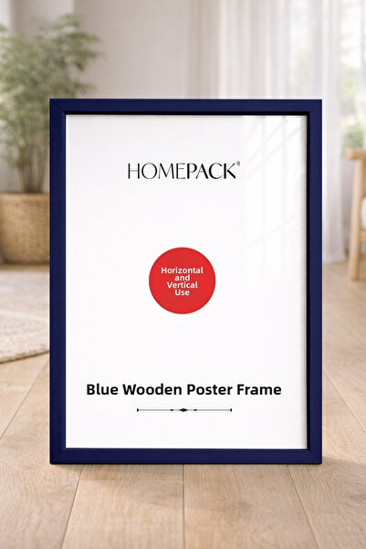 HOMEPACK Blue Framed Poster Frame, Blank Frame, Picture Frame Blue-Frame