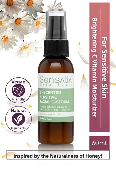 Sensatia Botanicals سيروم مرطب ومغذي طبيعي لتوحيد لون البشرة بفيتامين سي 60 م...