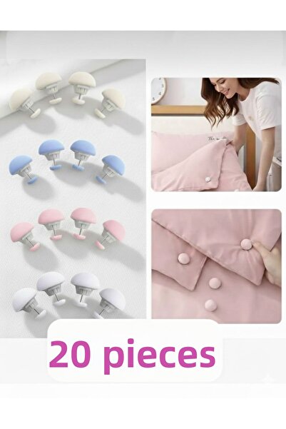 Pink Cat Kitchen 20 Pcs Bed Sheet Quilt Duvet Cover Clip Quilt Holder Quilt Clip