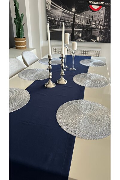 Decamor home 6 Pieces Easy-To-Clean Silver American Service Plate