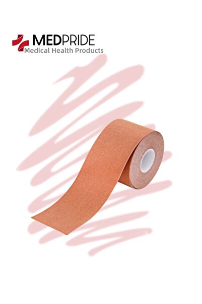 MedPride شريط رياضي بلون البشرة من كينيزيو - شريط آلام بطول 5 متر × 5 سم