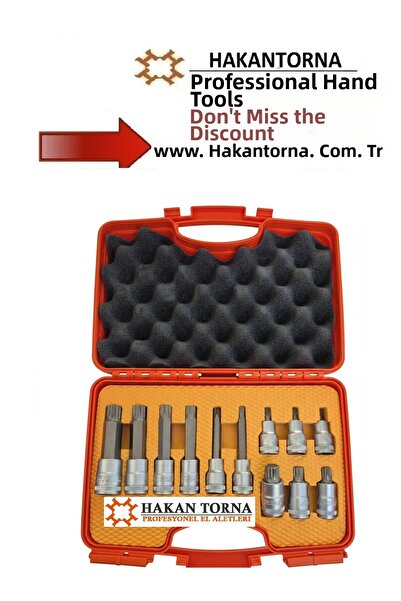 Rico Set de 12 bucăți de biți tip M de 1/2 inch