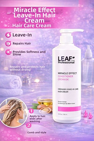 leafcolor كريم ميراكل كريماسك الاحترافي للعناية بالشعر 500 مل