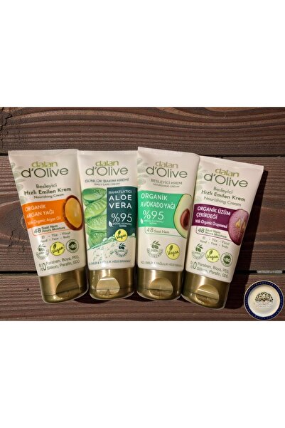 Dalan D'Olive 4-Piece Care Set - Argan, Aloe Vera, Avocado & Grape Seed Hand ...