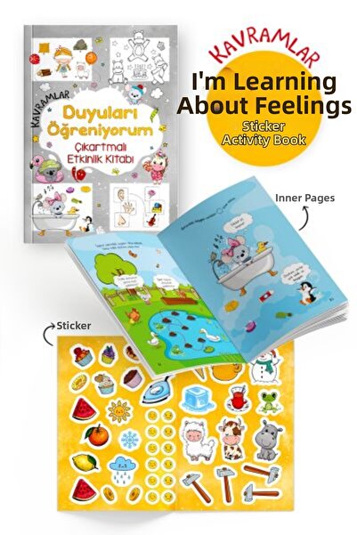 Marvel Concepts – I'M Learning My Senses – Activity Book with Stickers - Ages 3+