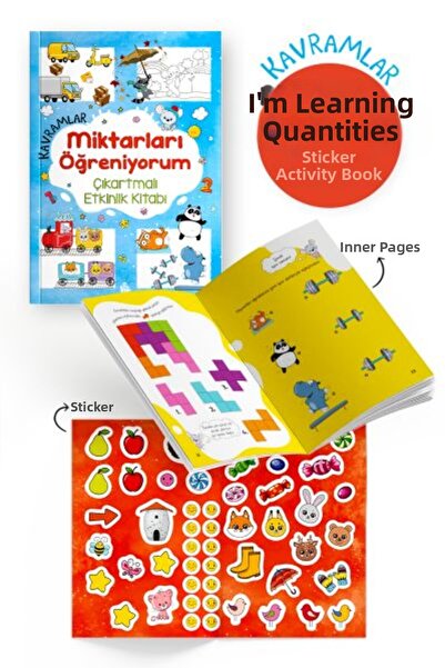 Marvel Concepts – I'M Learning Numbers – Activity Book with Stickers - Ages 3+