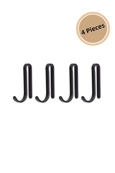 evina 4 bucăți de umerașe din plastic pentru rafturi metalice de bucătărie pe...