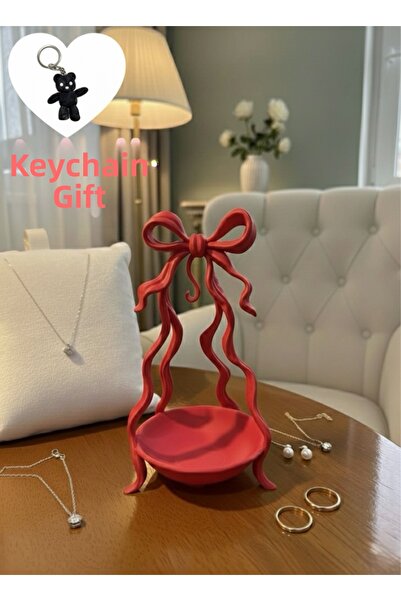 hediyesepetinde 🎀   حامل مجوهرات بتصميم شريط |   منظم أنيق للديكور والمجوهرات