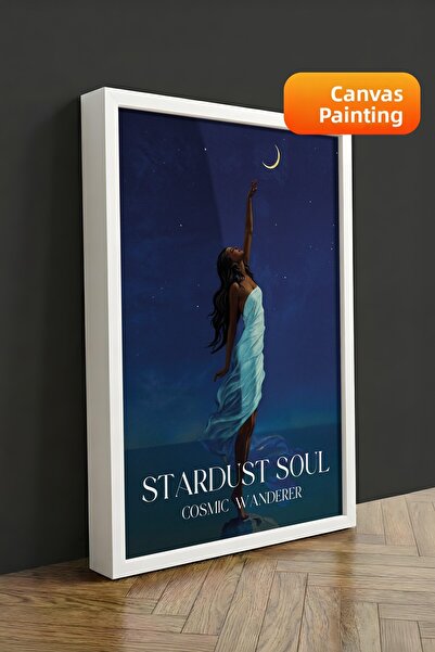 Postifull Pictură murală, Tablou pe pânză cu ramă albă de lux, Seria Ritual, ...