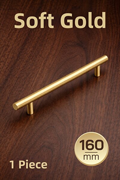 Badem10 1 τεμάχιο Alteta (160 mm) Μαλακό χρυσό μεταλλικό έπιπλο Έπιπλο κουζίν...