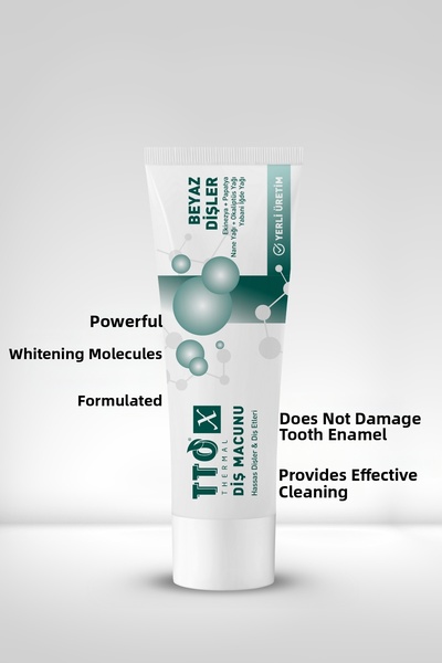 TTO Toothpaste Whitening 75 ml 1450 Ppm Fluoride X Sensitive Teeth and Gums
