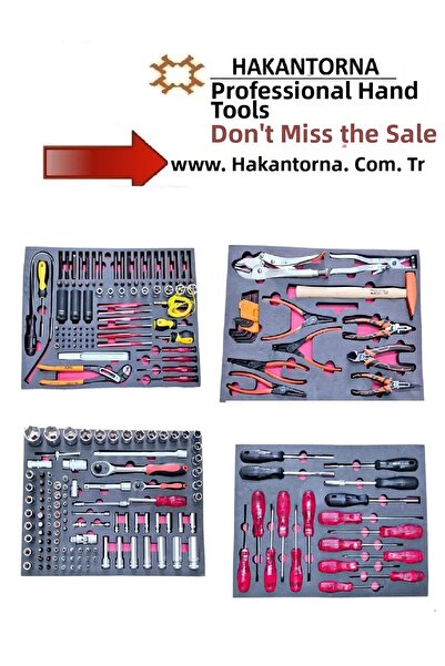 HakanTorna مجموعة أدوات ريكو دولو تيل سيت كافت سيريز، مجموعة مفكات ومقابض داخ...