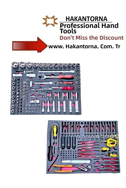 HakanTorna مجموعة أدوات ريكو دولو تشمل أدوات التوركس الداخلية ورؤوس التوركس، ...