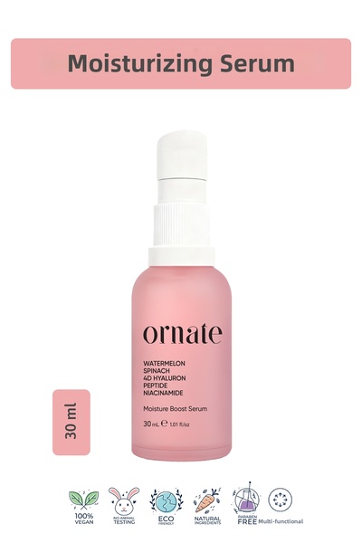ORNATE سيروم ببتيد للعناية بالبشرة بحمض الهيالورونيك للترطيب المكثف والإصلاح ...