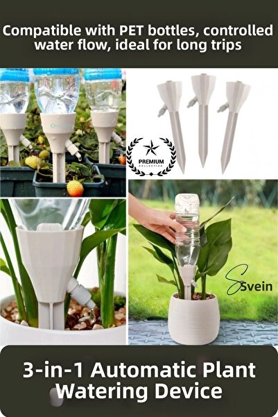 Svein # BitkiSulima Aparat automat de udare a plantelor, pachet de 3, compati...