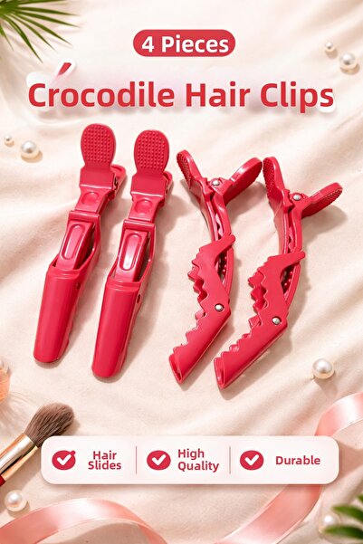 SEVRU 4-компонентен професионален комплект за коса - щипка за коса тип алигат...