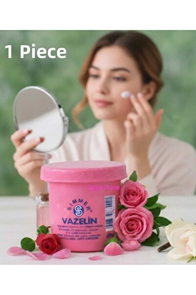 ÇEÇEN HOME (1 Piece) Rose Scented Vaseline, Rose Vaseline, Pink Vaseline 80Cc