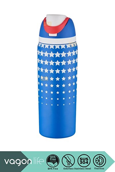 Vagonlife 600ml New Collection Stainless Steel Thermos With/Without Straw, 6 ...