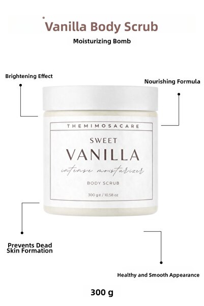 The Mimosa Care مقشر الجسم بخلاصة الفانيليا
