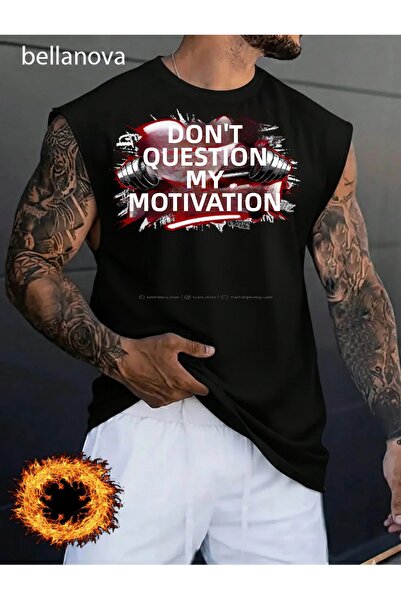 valeriae قميص داخلي رجالي من سلسلة بريميوم مطبوع باللون الأسود، ناعم الملمس و...