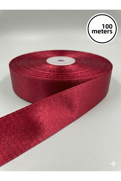 Massaltay Κορδέλα σατέν 3 εκ. 100 μέτρα 1 μπάλα γυαλιστερή διακοσμητική κορδέ...