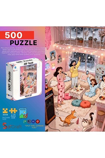 Soi Craft 500 Piece Puzzle Microfon Sende