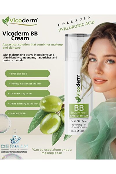 vicoderm كريم بي بي يساعد على منع تكون العيوب، ويضفي إشراقة وحيوية.