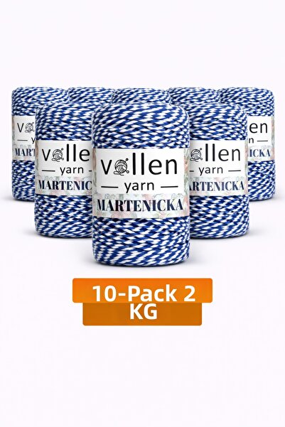vollen yarn Premium 150 Meters 200 g Marteniçka String 10 Pack String Gift Pa...