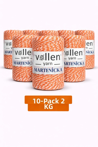 vollen yarn Premium 150 Meters 200 g Marteniçka String 10 Pack String Gift Pa...
