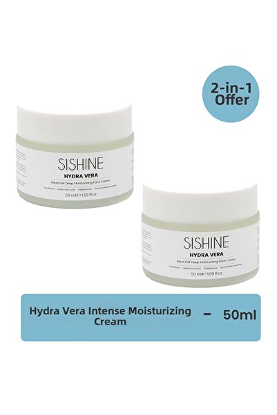 Sis Shine Cosmetic كريم العناية المكثفة للترطيب والإصلاح - هيدرا فيرا - 2 قطعة