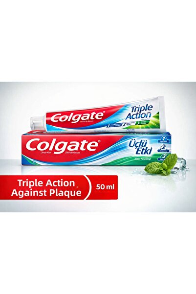CT STONES Colgate Triple Effect Toothpaste 50 ml Cavity Protection & Fresh Br...