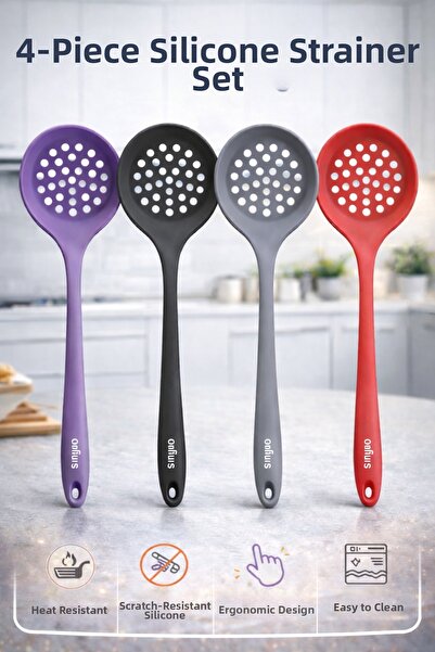 Single (4 Pieces) Our Ultra-Hard Tip Silicone High-Temperature Resistant Non-...