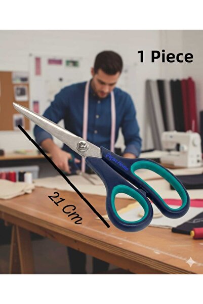ÇEÇEN HOME (1 Piece) Scissors with Plastic Handle and Metal Mouth, Tailor's S...