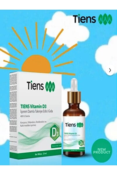Tiens قطرات غذائية مكملة غذائيًا تحتوي على فيتامين د3