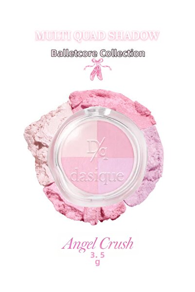 dasique Sparkling, Soft Texture, Non-Smudging 4-Piece Eyeshadow Palette Multi...