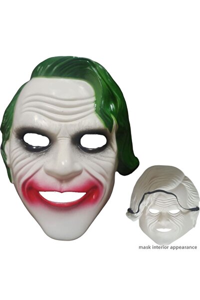 partidolu قناع باتمان الجوكر البلاستيكي للهالوين