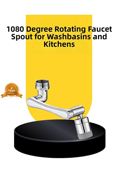 ARMÜZ 1080 °   Rotatable Faucet Head Adjustable Flexible Design with 2 Water ...