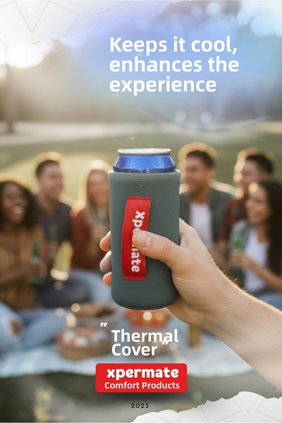 XPERMATE Thermal Beverage Sleeve – Thermal Sleeve for Keeping Hot & Cold Drin...