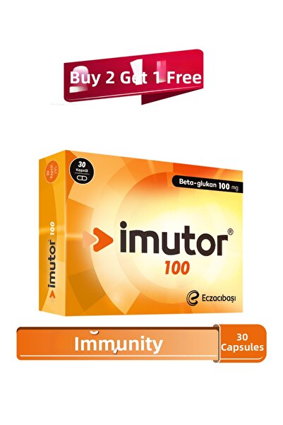 Imutor 100 30 كبسولة - بيتا جلوكان - المناعة
