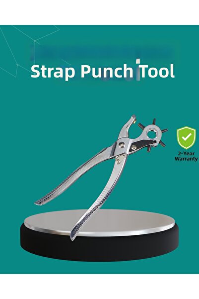 Lisinya Leather Punch Pliers 6 Prong Adjustable Belt Punch Tool Professional ...