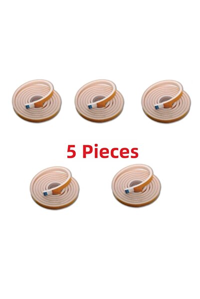 Marsilyan 5 Pieces 3 Meters Adhesive Door Tape Heat Insulation Sponge