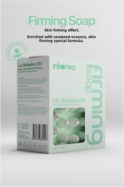 İnkorea صابون لشد البشرة ومضاد للتمدد وشد البشرة وصابون ألياف اليقطين بخلاصة ...
